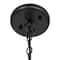 Hello Honey® Matte Black Oversized Geometric Glass Ceiling Light